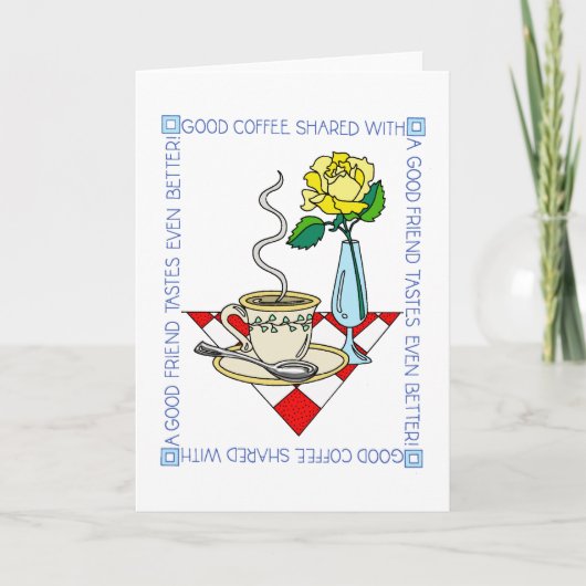 グッドコーヒーグッドフレンド カード (正面)