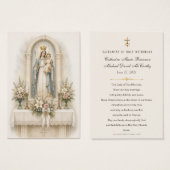 グッドサクセスの聖母カトリック結婚祈願 (正面&裏面)