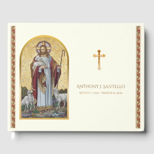 グッドシェパードイエズ葬儀記念ゲストブック ゲストブック (正面)