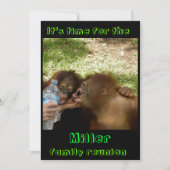 グッドタイおもしろいムズファミリー懇親会 招待状 (正面)