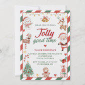 グッドタイすてきムサンタクリスマスパーティー 招待状 (正面)