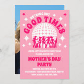 グッドタイムズグルーヴィーピンクマザーズデイパーティー 招待状 (正面/裏面)