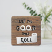 グッドタイムズトイレ紙パーティー 招待状 (スタンド正面)