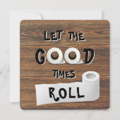 グッドタイムズトイレ紙パーティー 招待状 (正面)