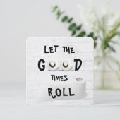 グッドタイムズトイレ紙パーティー 招待状 (スタンド正面)