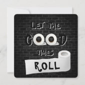 グッドタイムズトイレ紙パーティー 招待状 (正面)