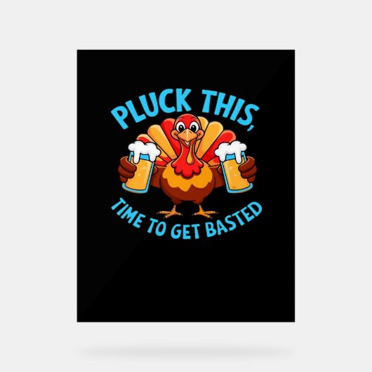 グッドタイムズハッピートカフクラシックィングTシャツ アクリルサイン (正面)