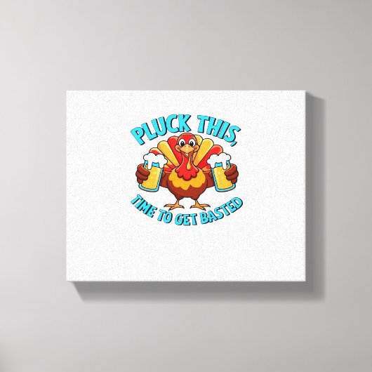 グッドタイムズハッピートカフクラシックィングTシャツ キャンバスプリント (正面)