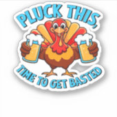 グッドタイムズハッピートカフクラシックィングTシャツ シール (正面)