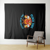 グッドタイムズハッピートカフクラシックィングTシャツ タペストリー (インサイチュ(横))