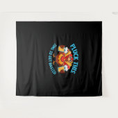 グッドタイムズハッピートカフクラシックィングTシャツ タペストリー (正面(横))