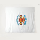 グッドタイムズハッピートカフクラシックィングTシャツ タペストリー (正面(横))