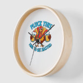 グッドタイムズハッピートカフクラシックィングTシャツ 壁時計 (傾斜)