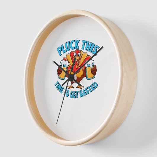 グッドタイムズハッピートカフクラシックィングTシャツ 壁時計 (傾斜)