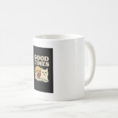 グッドタイムズレトロ-ヴィンテージ前向きビベス コーヒーマグカップ (正面右)