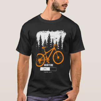 グッドタイムロード山バイクもしくは自転車に乗る人サイクル Tシャツ