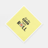 グッドタイム転がかわいいすし スタンダードランチョンナプキン (角)