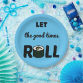 グッドタイム転がかわいいすし ペーパープレート (パーティー)