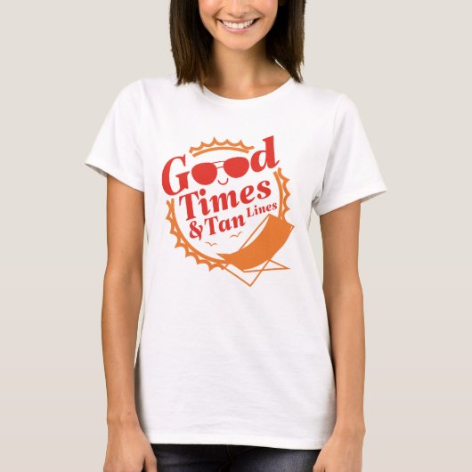 グッドタイム アンド タンラインズ Tシャツ (正面)