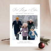 グッドチディングと応援おもしろいファミリークリスマス シーズンカード