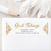 グッドチディングクリスマス差出人住所 ラベル (インサイチュ)