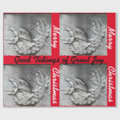 グッドティディングズ素晴らしジョイメリークリスマスエンジェル紙 ラッピングペーパー (フラット)