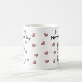 グッドデイのマグカップかわいい猫のコフィーを飲む コーヒーマグカップ (中央)