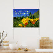 グッドデイはナースポスター素晴らし看護から始まる ポスター (キッチン)