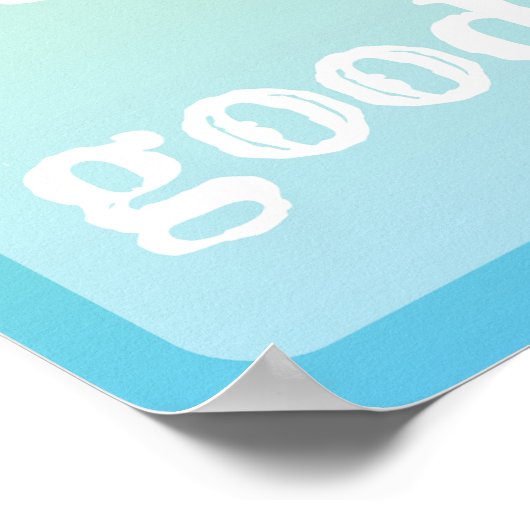 グッドデイやる気を起こさせるインスピレーションタイポグラフィ引用文 ポスター (角)