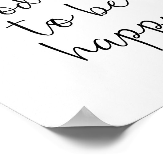 グッドデイズハッピーデーやる気を起こさせるタイポグラフィ ポスター (角)