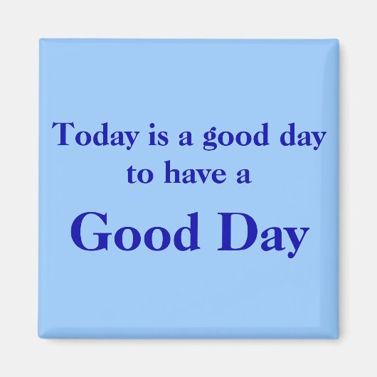 グッドデイブルーマグネット マグネット (正面)