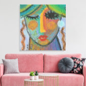 グッドデイ抽象芸術絵画アクリルOSB キャンバスプリント (インサイチュ (リビング))