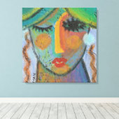 グッドデイ抽象芸術絵画アクリルOSB キャンバスプリント (インサイチュ (ウッドフロア))