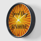 グッドデイ サンシャイン！ 壁時計 (傾斜)