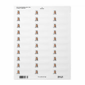 グッドトラブル差出人住所 ラベル (フルシート)