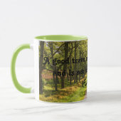 グッドトラベラー引用文コーヒーマグ(ラオチュ) マグカップ (左)