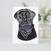 「グッドドッグ」フラットサンキューカード サンキューカード (スタンド正面)