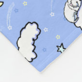 グッドナイトウェスティーキニアートフリースブランケット フリースブランケット (角)