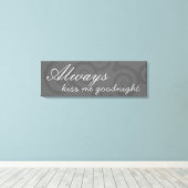 グッドナイトキスキャンバスプリント キャンバスプリント (インサイチュ (ウッドフロア))