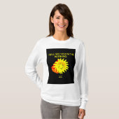 グッドナイトサンウィメンズ長袖シャツ Tシャツ (正面フル)