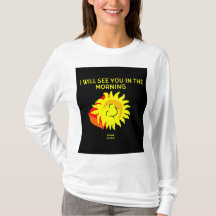 グッドナイトサンウィメンズ長袖シャツ