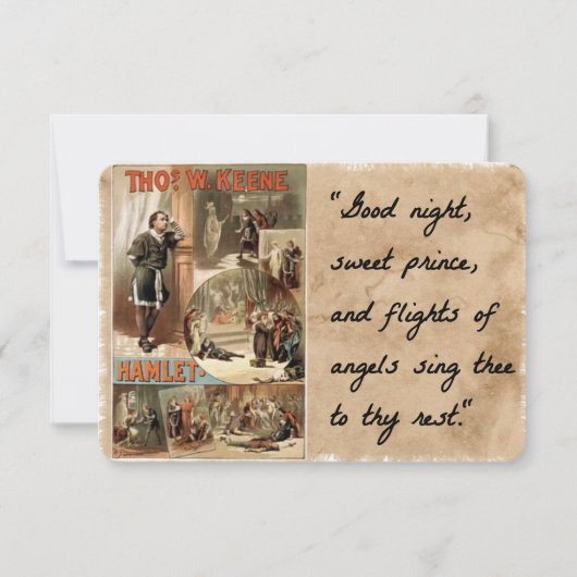 グッドナイトスイートプリンス ノートカード (正面)