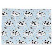 グッドナイトスリーピングパンダベア ラージペーパーバッグ (裏面)