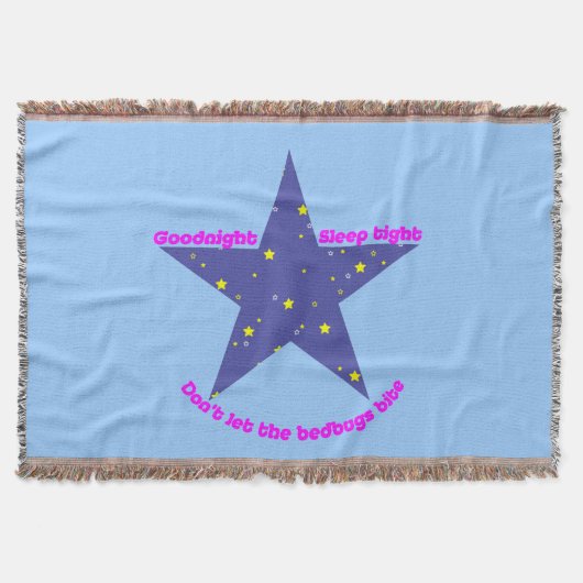 グッドナイトスリープタイトスター スローブランケット (正面)