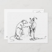 グッドナイトネズミ ポストカード (正面/裏面)