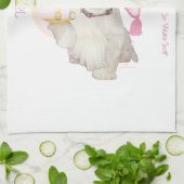 グッドナイトピンク キッチンタオル (折り畳み)