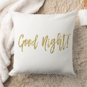 グッドナイトフェイク金箔枕 クッション (ブランケット)