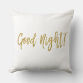グッドナイトフェイク金箔枕 クッション (正面)