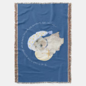 グッドナイトブルー スローブランケット (正面縦)