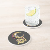 グッドナイトレトロムーンサンドストーンコースター コースター (側面)